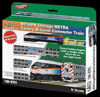 (106-8701)MP36PH Gallery Bi-Level 客車 Chicago Metra 4両セット 鉄道模型 外国車両 Nゲージ s-l1600_4_1.jpg?optimize=high&